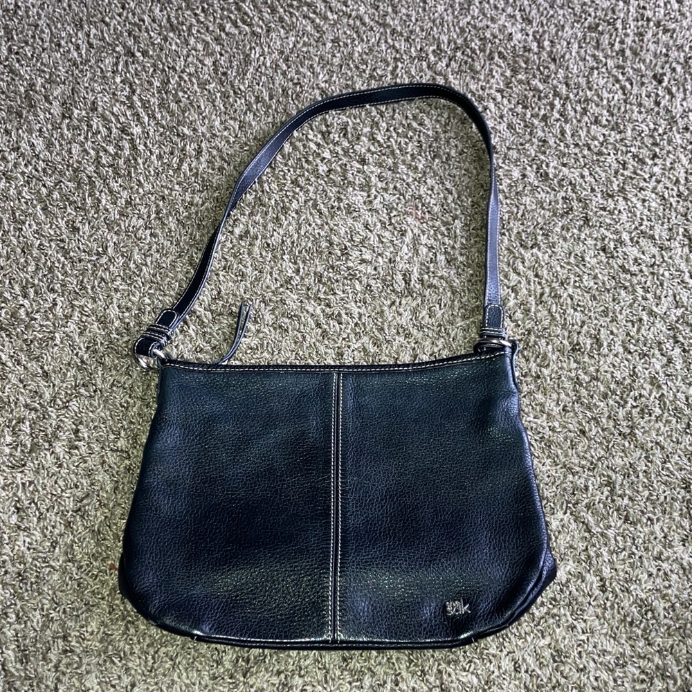 The Sak Black Leather Shoulder Bag